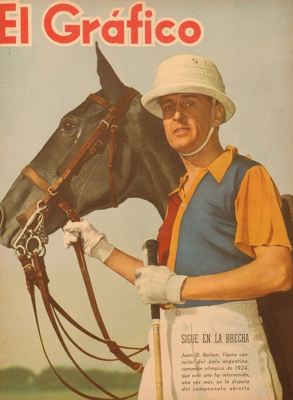 Jack Nelson in El Gráfico, 1942