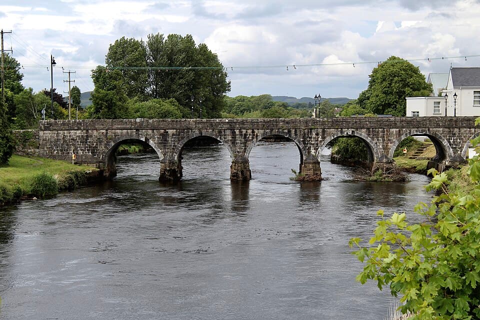 The bridge over the River Moy at Foxford
