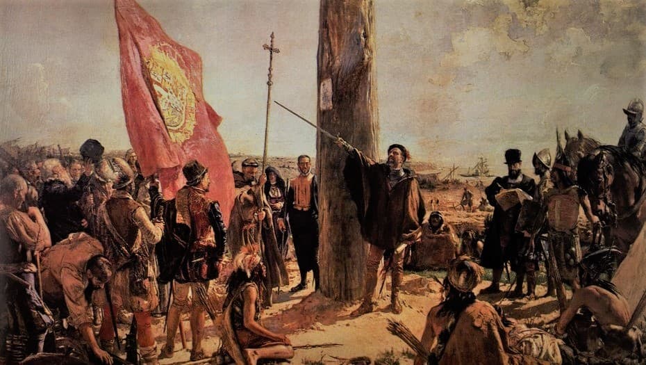 José Moreno Carbonero's painting of the founding of Buenos Aires