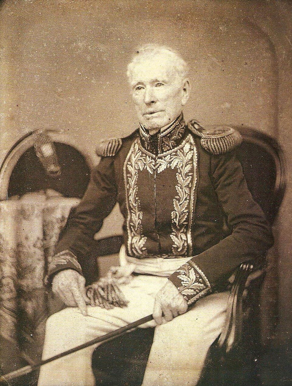 A daguerreotype of William Brown in old age